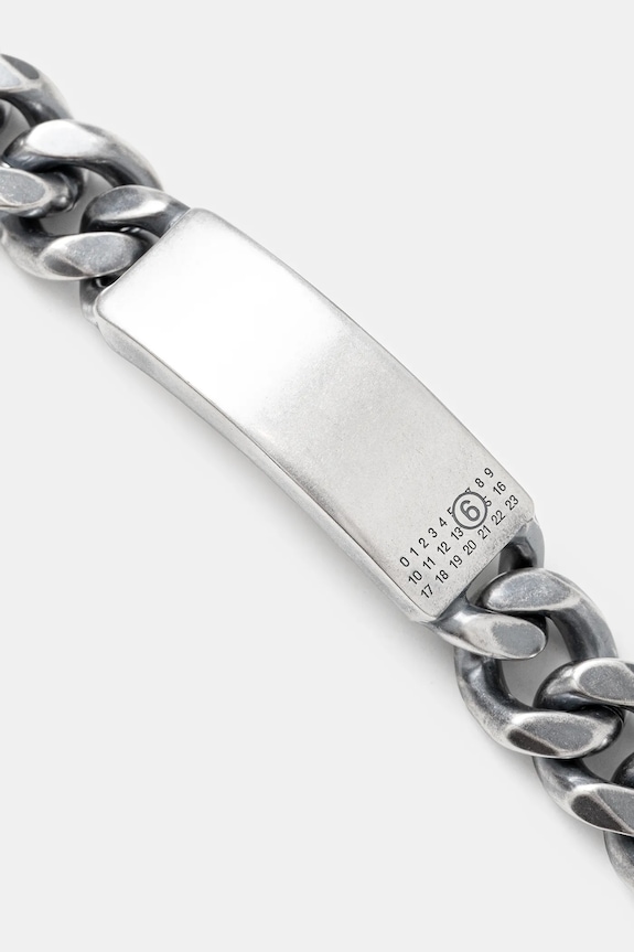 MM6 Maison Margiela bracelet SM7UY0094.P8601.954 silver AW25