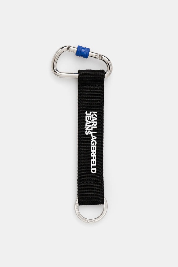 Πορτοφόλι και μπρελόκ Karl Lagerfeld Jeans μαύρο A4M32065