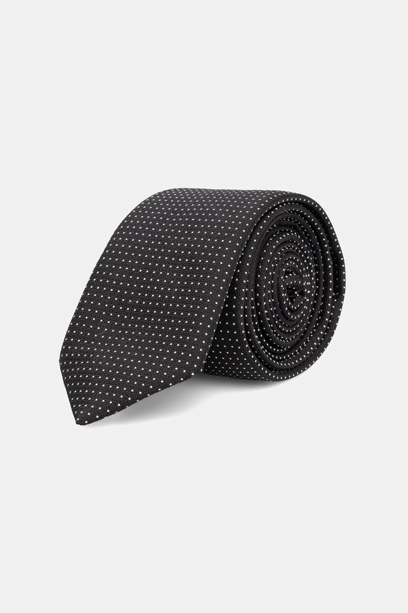 HUGO krawat z jedwabiem Tie cm 6 czarny 50551721