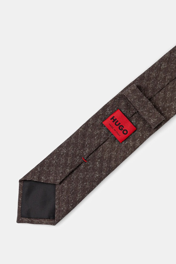 HUGO krawat Tie cm 6 50552634 brązowy AW25