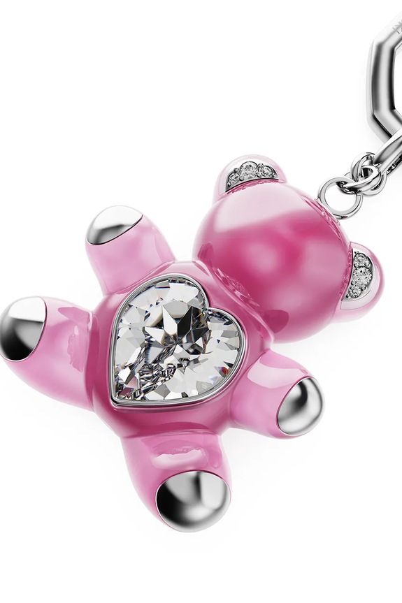 Swarovski breloc TEDDY 5735365 roz