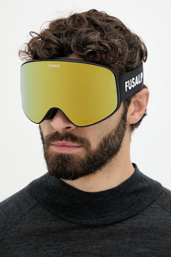Fusalp gogle narciarskie Matterhorn E3715 żółty AW25