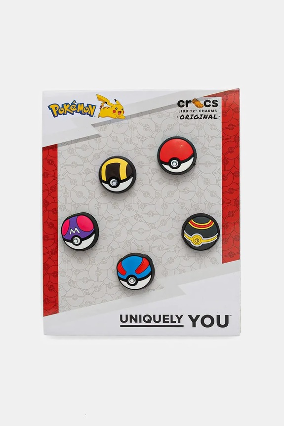 Crocs przypinki do obuwia Poke Ball 5-pack multicolor 10015745