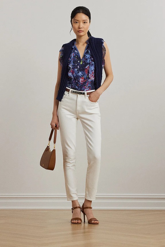 Abbigliamento Lauren Ralph Lauren camicetta 200970718 blu