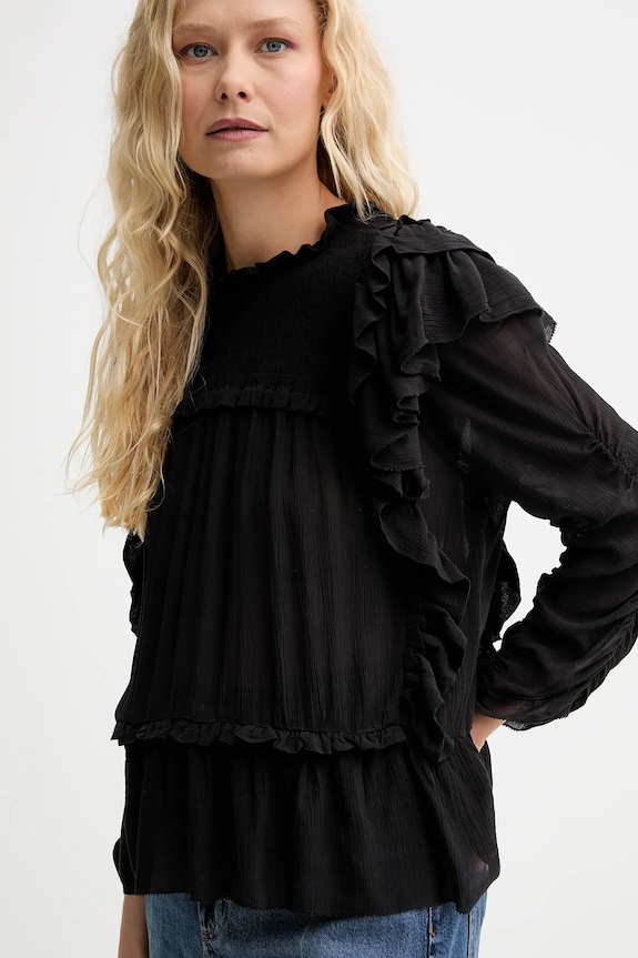 MUNTHE camicetta CRISP nero 252100225231