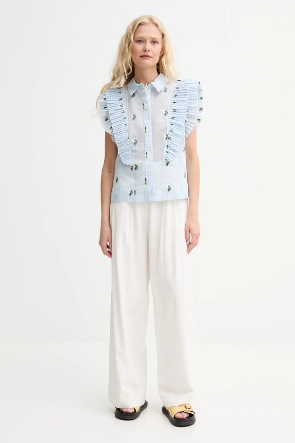MUNTHE cămașă MUST 252102725224 albastru AW25