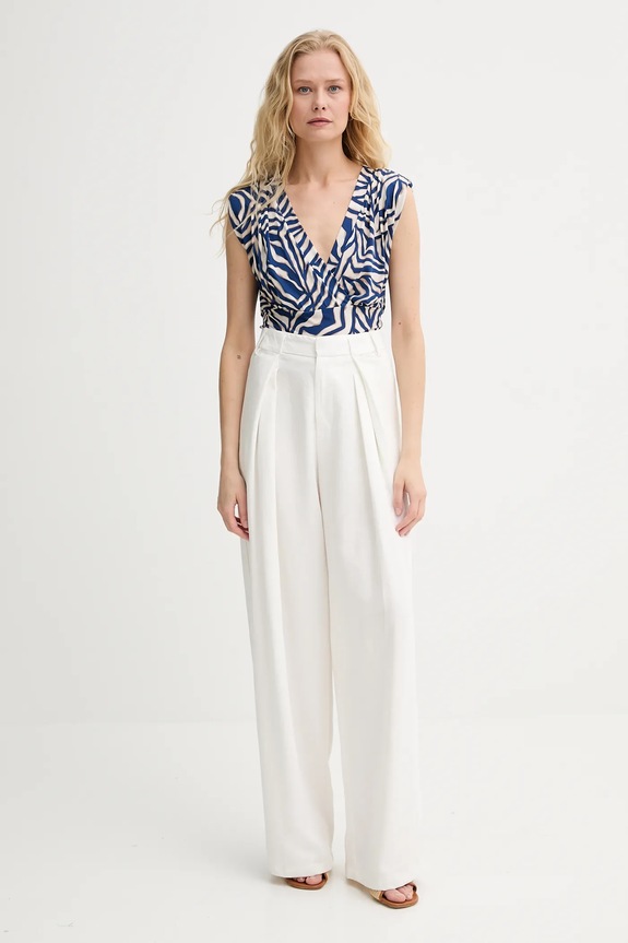 Morgan camicetta DROBI blu SS25