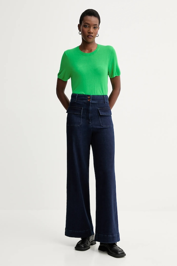 Calvin Klein t-shirt LV044A307G zielony AW25