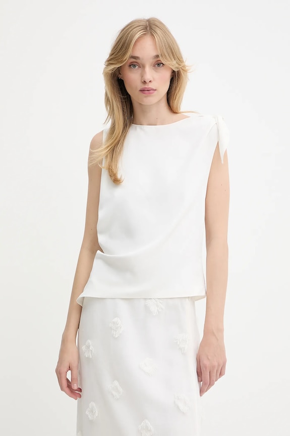 Блузка Samsoe Samsoe SAALBERO casual бежевый F25200101