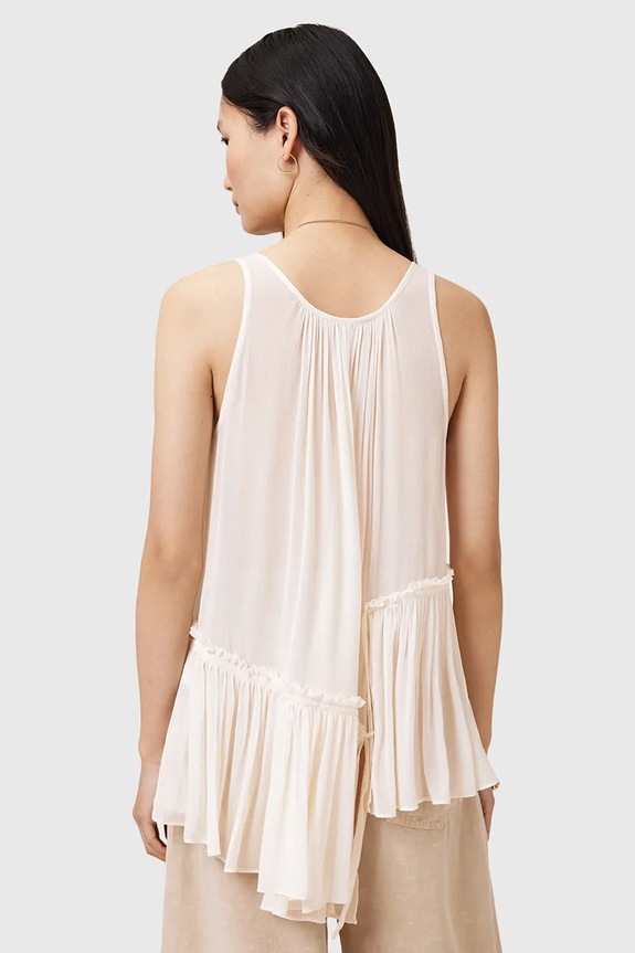 Blúzka AllSaints RACH W029PC béžová