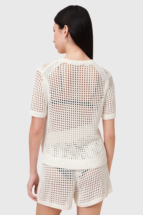 Μπλουζάκι AllSaints PALOMA λευκό W045KC