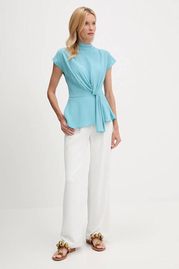 Karl Lagerfeld bluzka A3W11017 turkusowy AW25