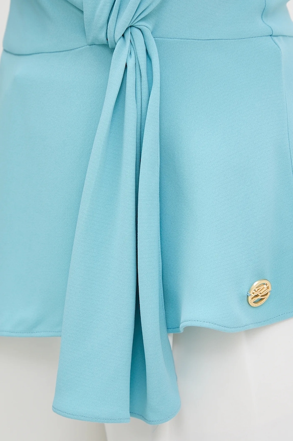 Karl Lagerfeld bluzka A3W11017 turkusowy