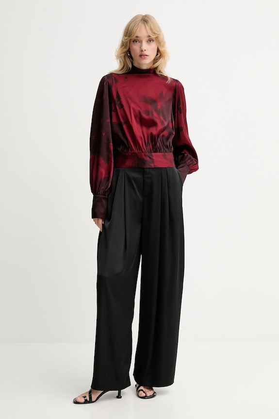 Gestuz bluză 10910632 burgundia AW25