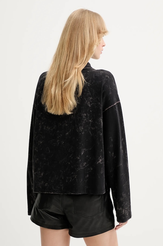 Odzież Gestuz longsleeve bawełniany 10910662 czarny