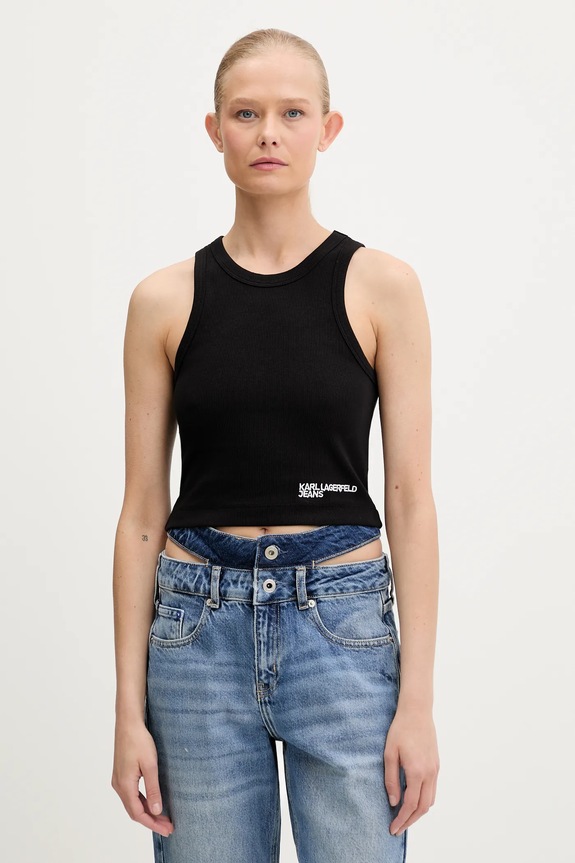 Karl Lagerfeld Jeans koszula A3W11006 czarny AW25