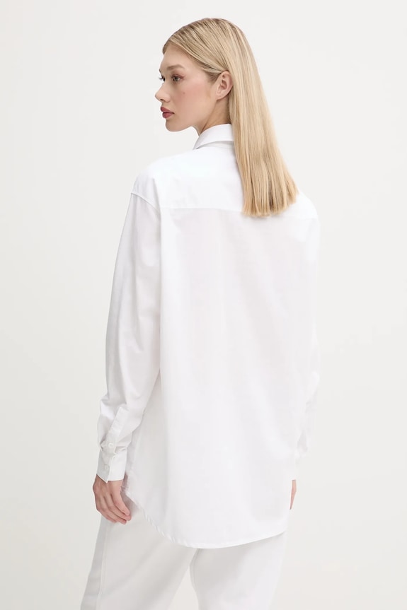 Ρούχα Βαμβακερό πουκάμισο Karl Lagerfeld Jeans A3W11010 λευκό