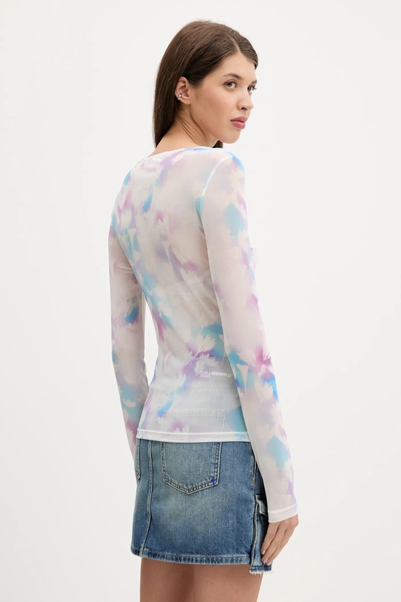 Ρούχα Μακρυμάνικο Karl Lagerfeld Jeans A3W17049 λευκό