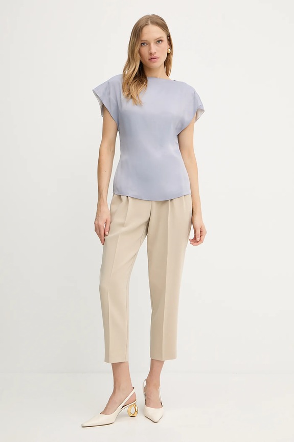 Blúzka BOSS Bavati 50541815 modrá AW25