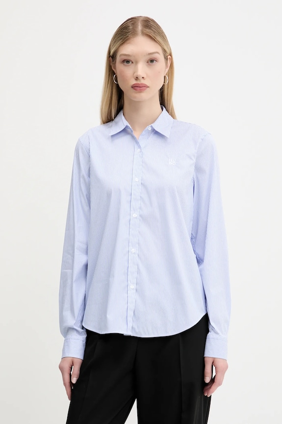 HUGO cămașă The Essential Shirt cu modele albastru 50544090