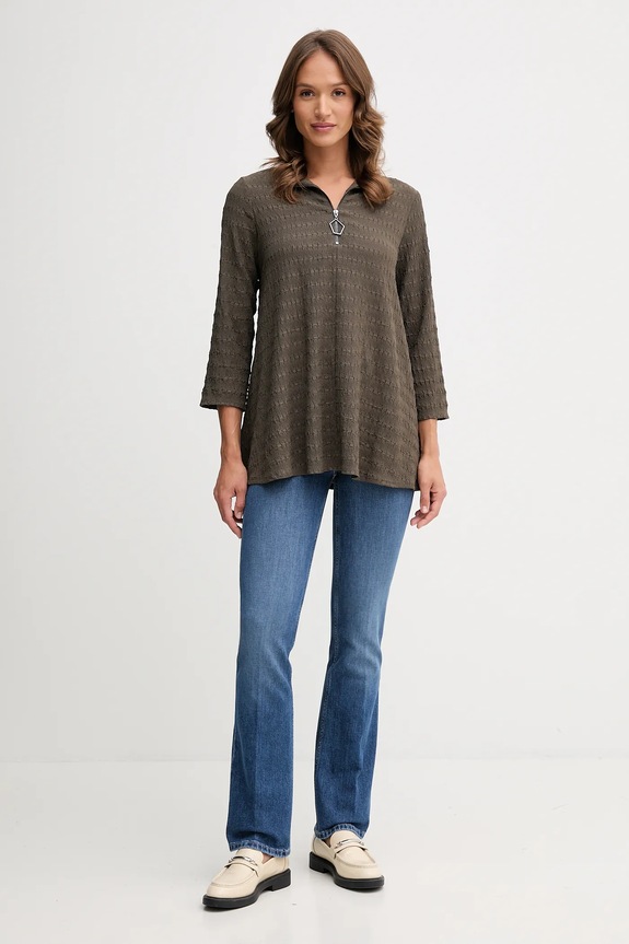 Μπλουζάκι Joseph Ribkoff 253028 πράσινο AW25
