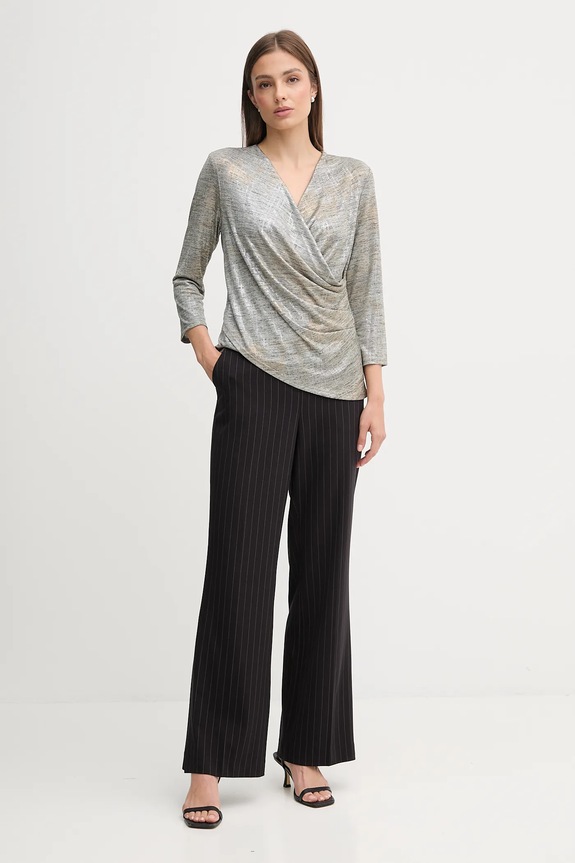 Joseph Ribkoff bluzka 253087 srebrny AW25