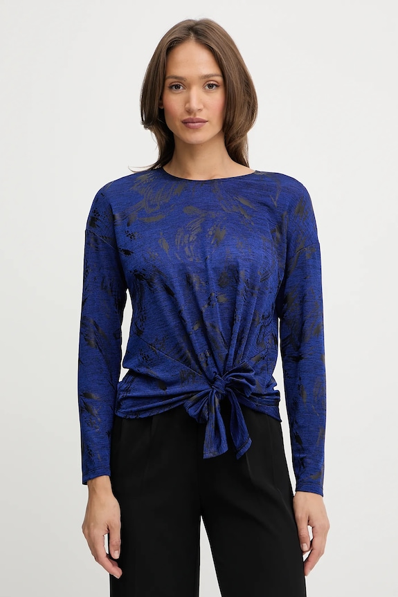 Joseph Ribkoff longsleeve wzorzyste niebieski 253120
