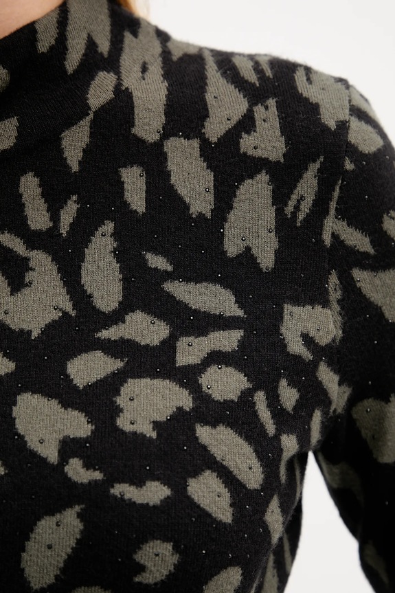 Joseph Ribkoff pulover de mătase 253912 negru