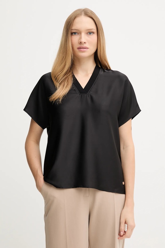 Joseph Ribkoff bluzka z elastanem czarny 253921