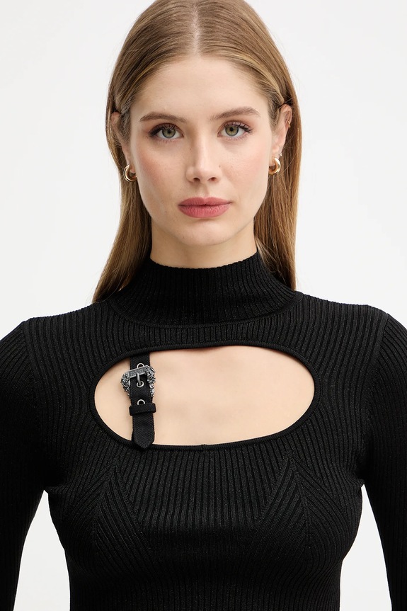 Versace Jeans Couture pulover negru 79HAFM16.CMH23