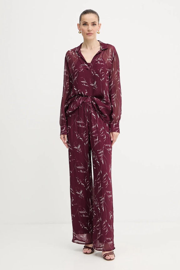 Блузка Armani Exchange XW001019.AF12051 бордо AW25
