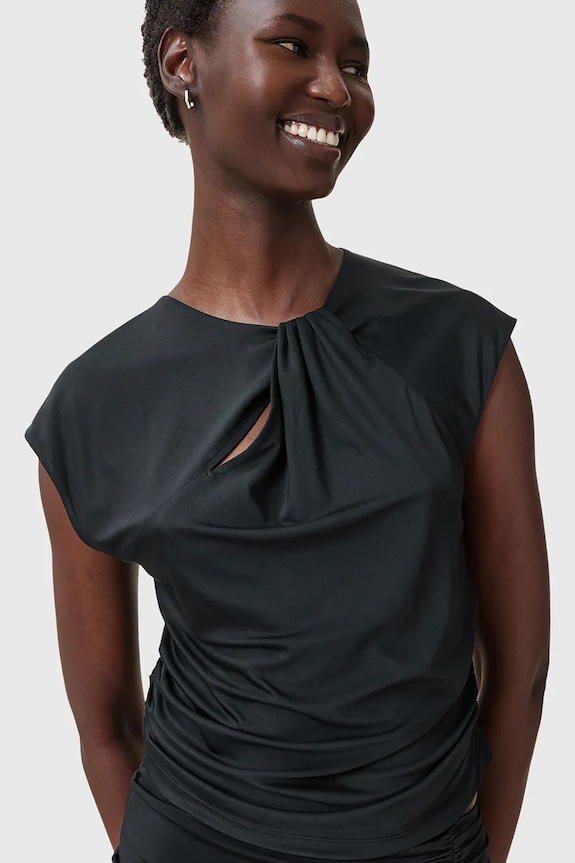 Blúzka AllSaints ANNALIE W191JC čierna AW25