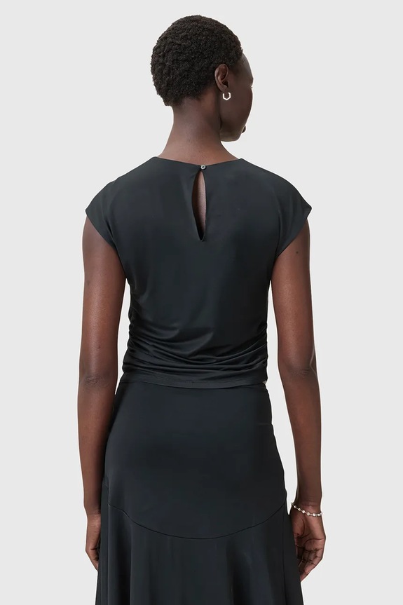 Blúzka AllSaints ANNALIE W191JC čierna