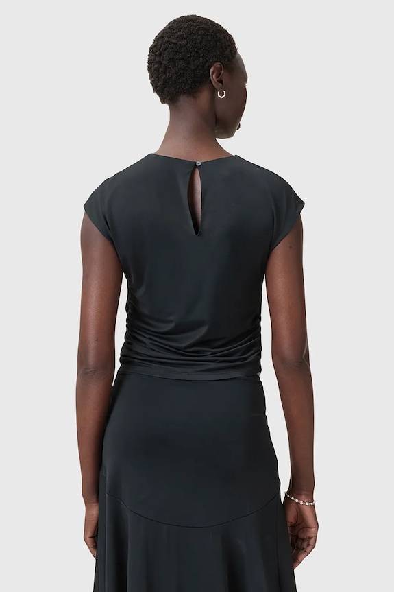 Blúzka AllSaints ANNALIE W191JC čierna