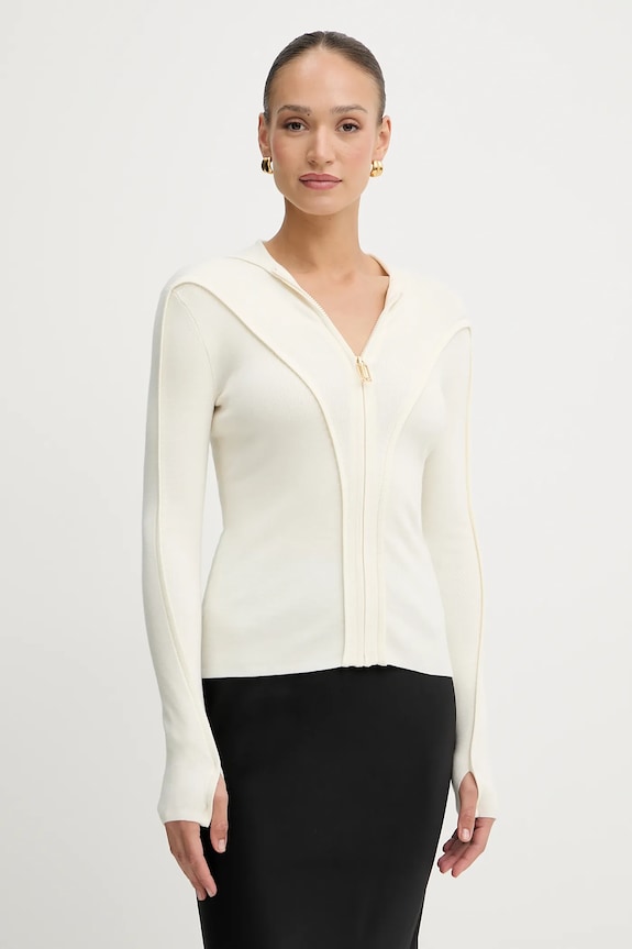 Victoria Beckham cardigan in lana lana beige 1325KTP006406A