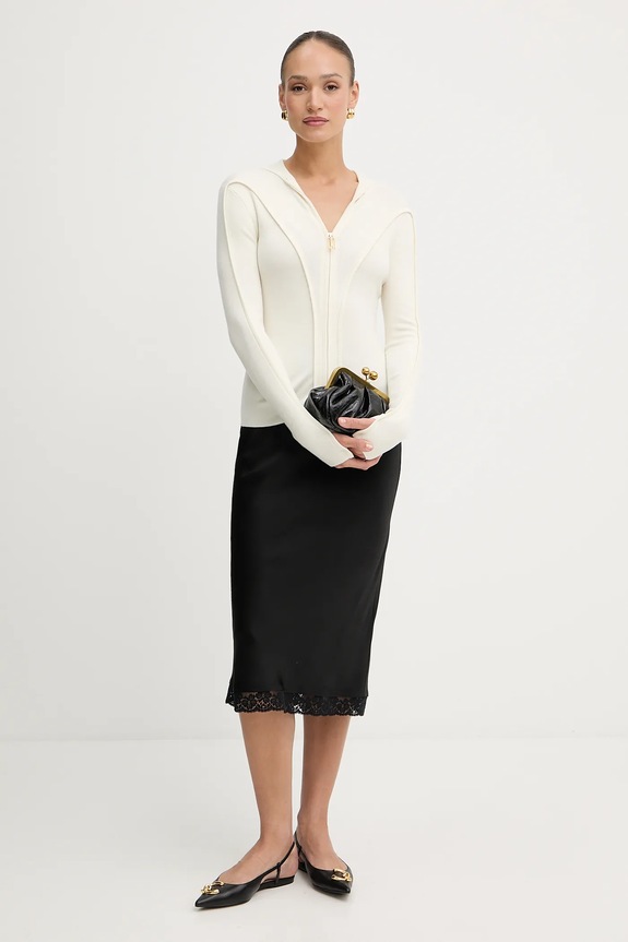 Victoria Beckham cardigan in lana 1325KTP006406A beige AW25