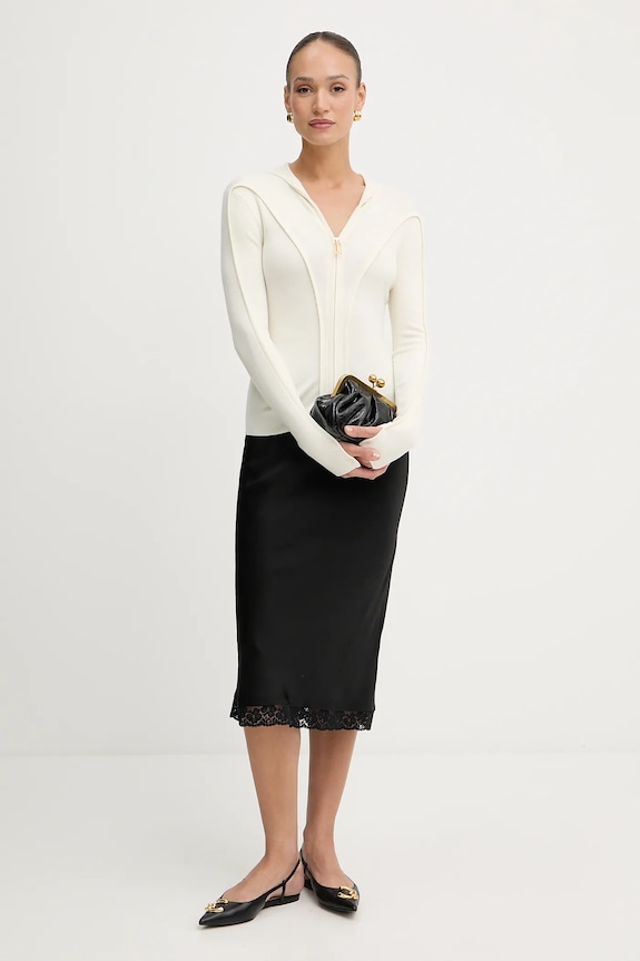 Victoria Beckham cardigan in lana 1325KTP006406A beige AW25