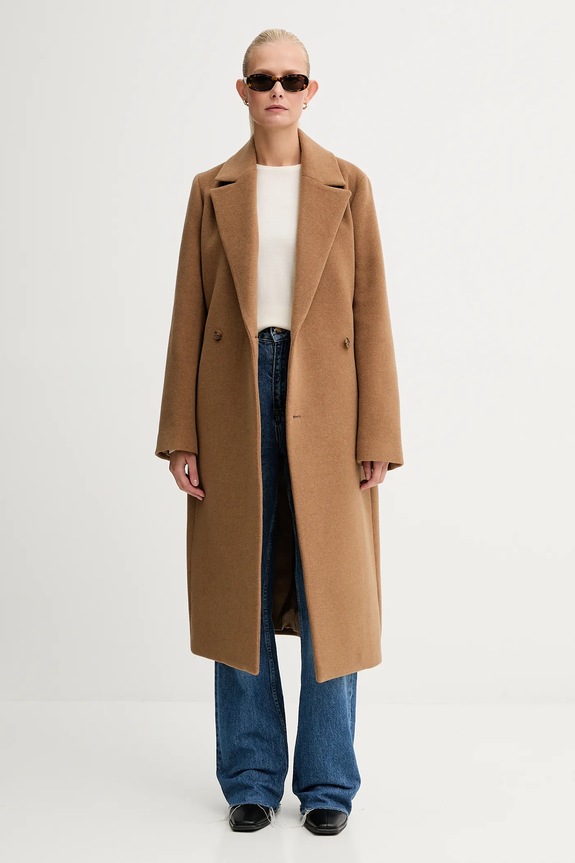 Pulover iz kašmirja Bally WKN07P bež AW25