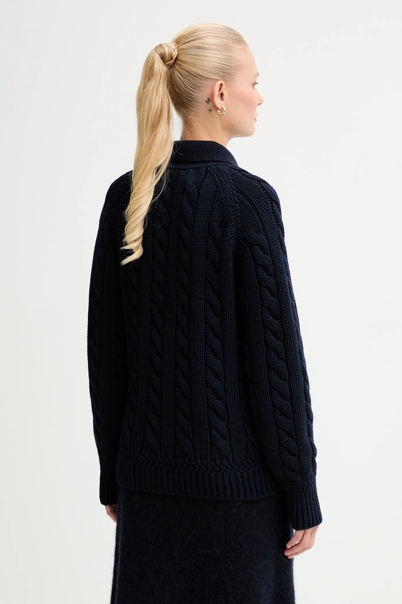 Oblačila Volnen pulover Bally WKN0BG mornarsko modra