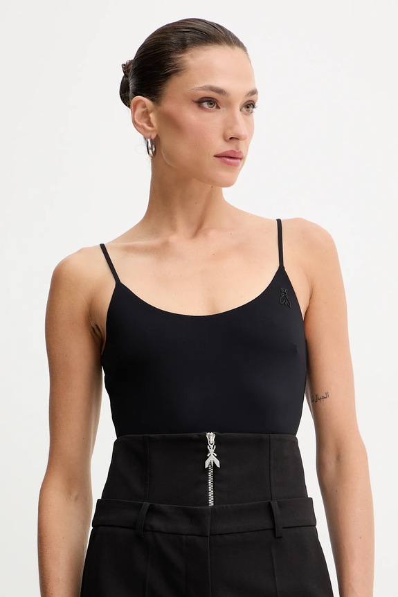 Patrizia Pepe body z elastanem czarny 2I0152.J341