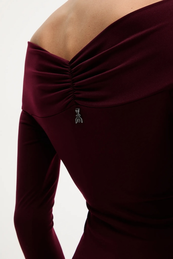 Blúzka Patrizia Pepe 2M4477.J333 burgundské