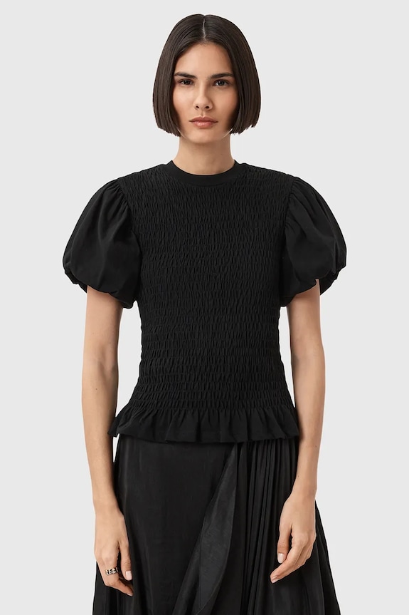 Odzież AllSaints bluzka DAEL W013JD czarny