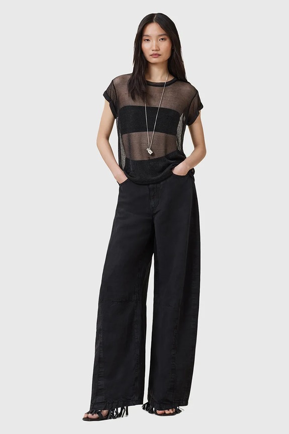 Halenka AllSaints THEA W207JC černá