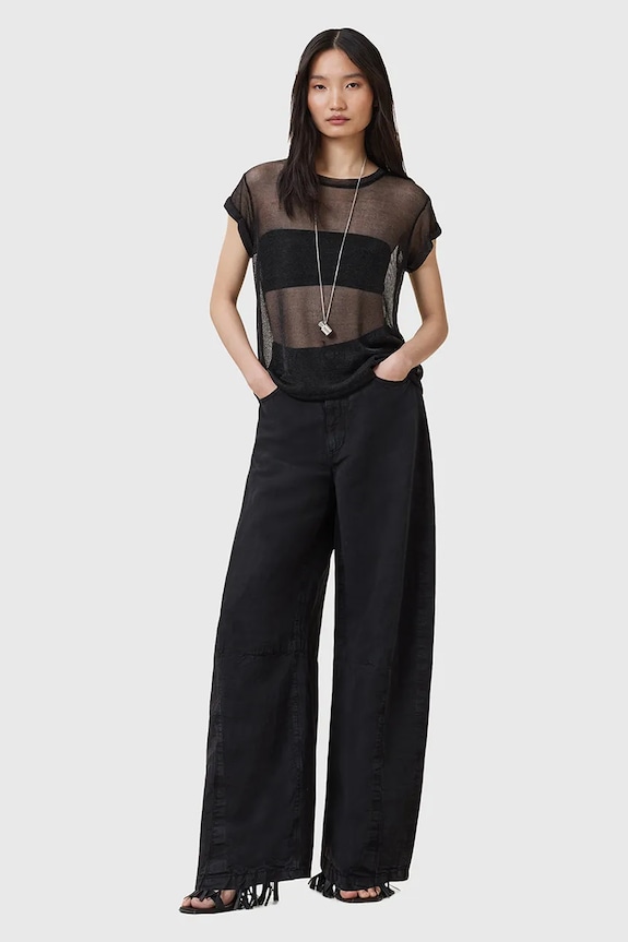 Halenka AllSaints THEA W207JC černá
