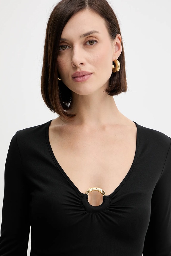 Just Cavalli hosszú ujjú fekete 79PAH638.J0253