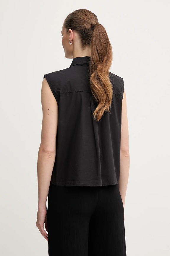 Odzież Dkny koszula bawełniana P5DM0B45 czarny