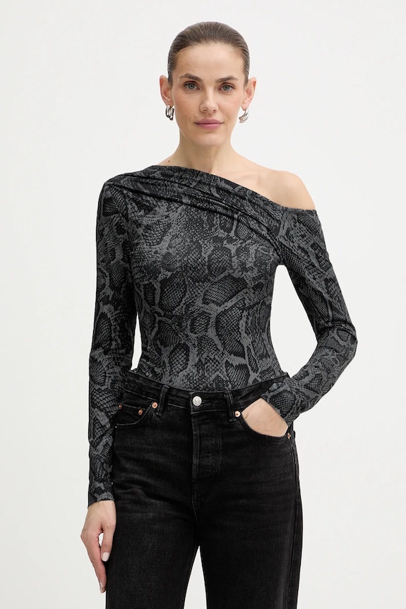 Лонгслив Guess ANITA slim серый W5BP08.K1492