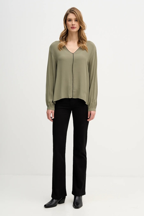 Sisley bluzka 5IDTLQ09H zielony AW25