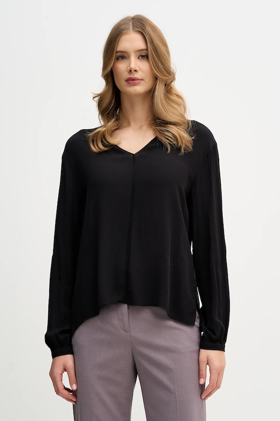 Sisley bluzka casual czarny 5IDTLQ09H
