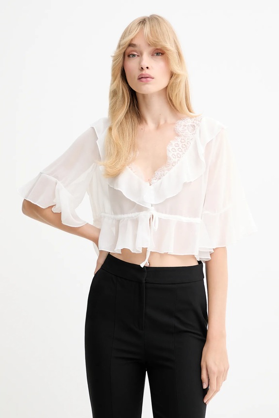 Bluza Bardot casual bijela 59935TB